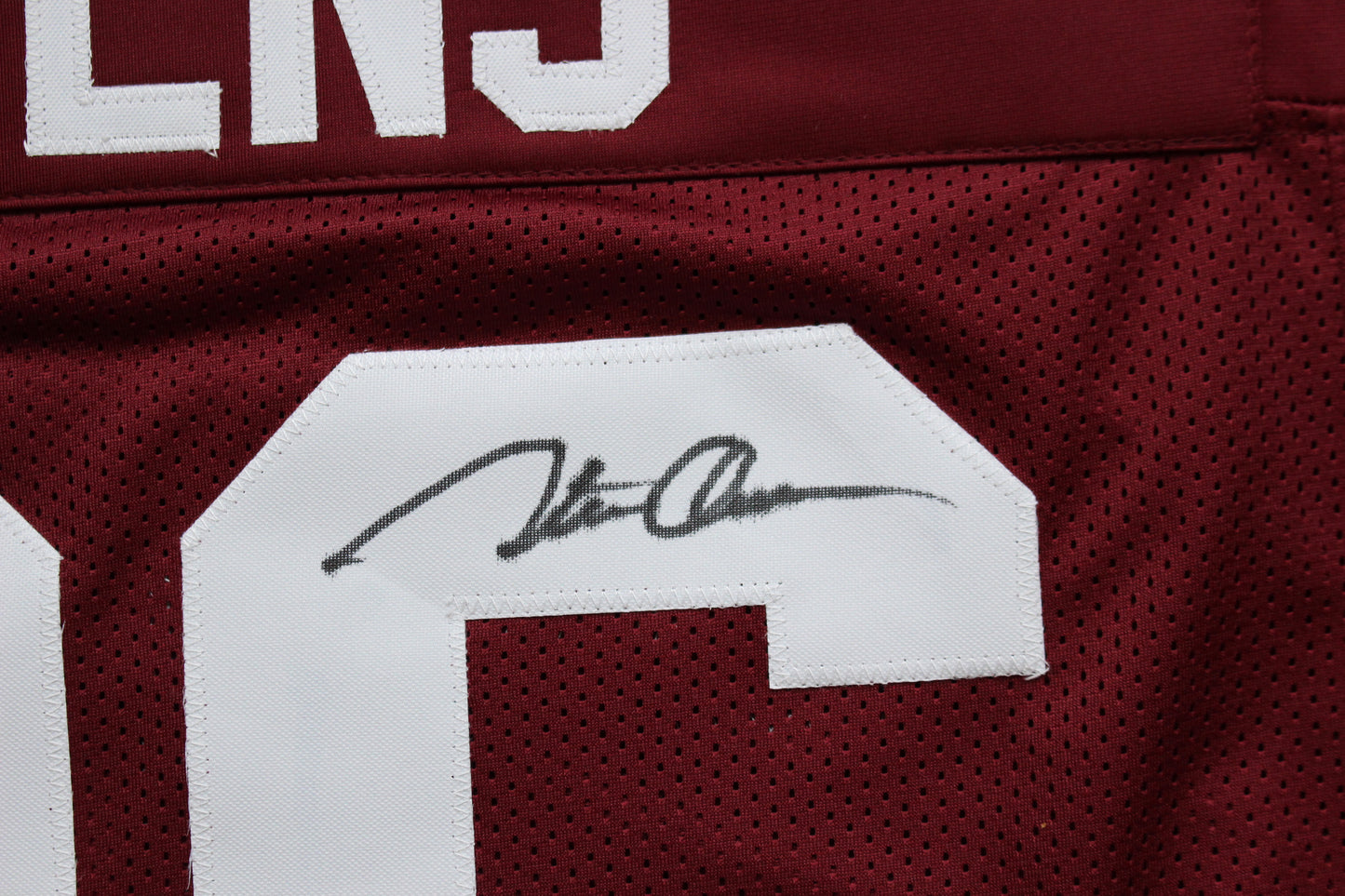 STEVE OWENS OKLAHOMA OU SOONERS SIGNED JERSEY w/69 HEISMAN BAS COA