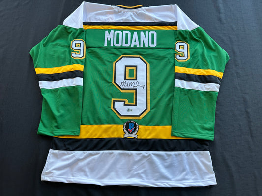 MIKE MODANO SIGNED CCM HOCKEY JERSEY XL Minnesota North Stars BAS COA
