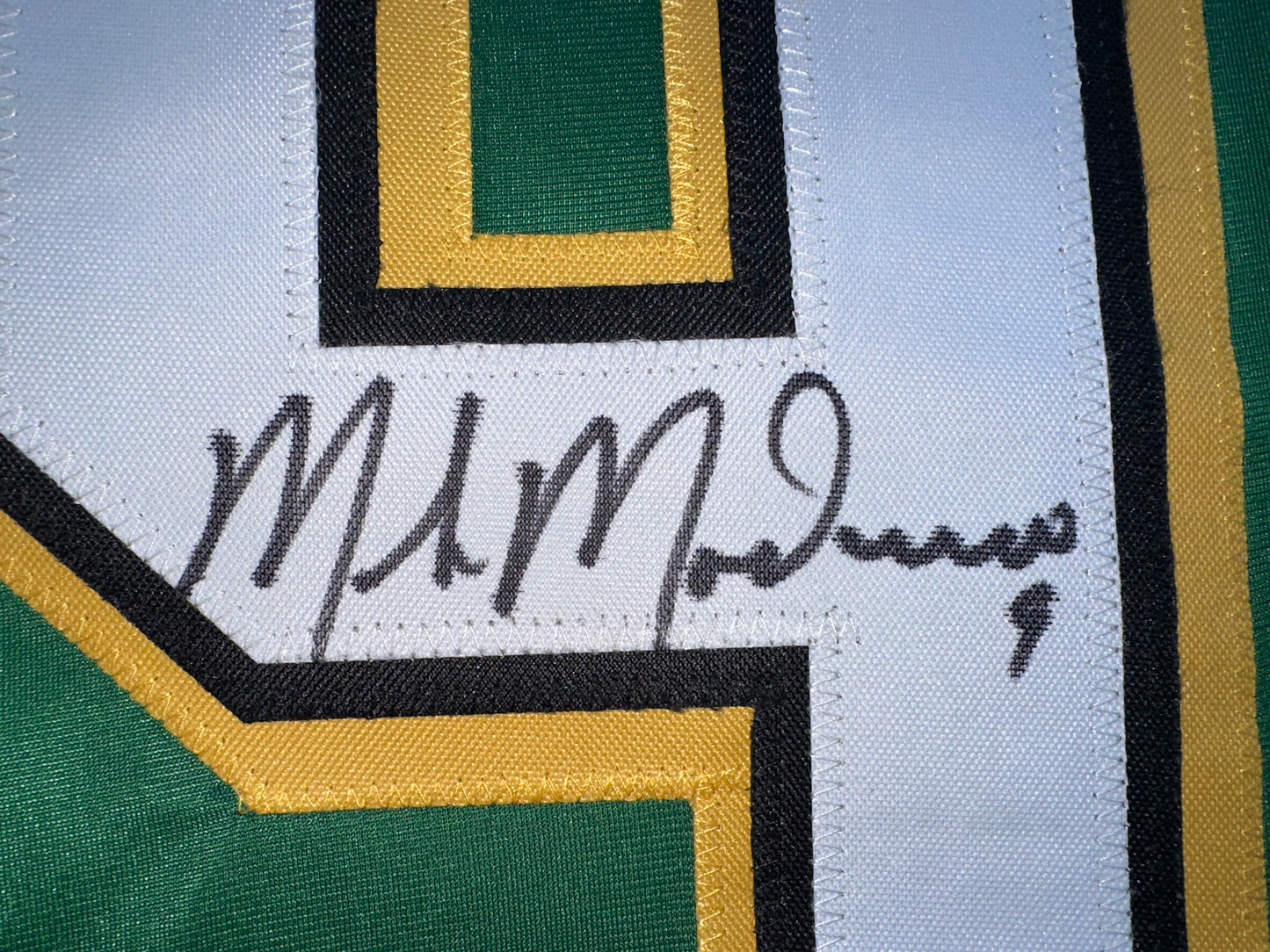 MIKE MODANO SIGNED CCM HOCKEY JERSEY XL Minnesota North Stars BAS COA