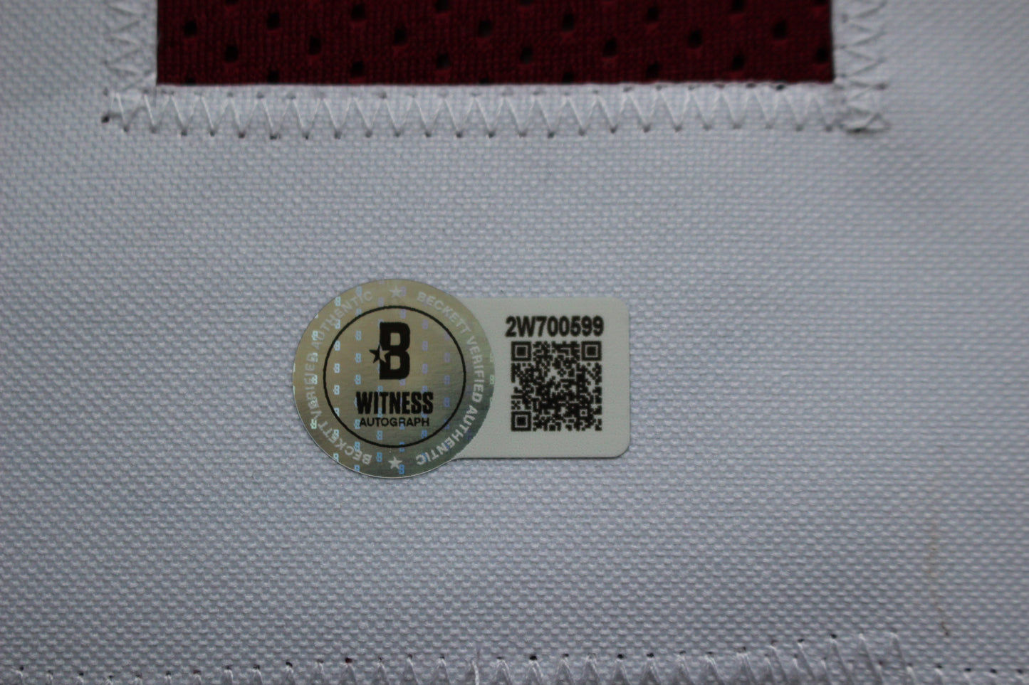 STEVE OWENS OKLAHOMA OU SOONERS SIGNED JERSEY w/69 HEISMAN BAS COA
