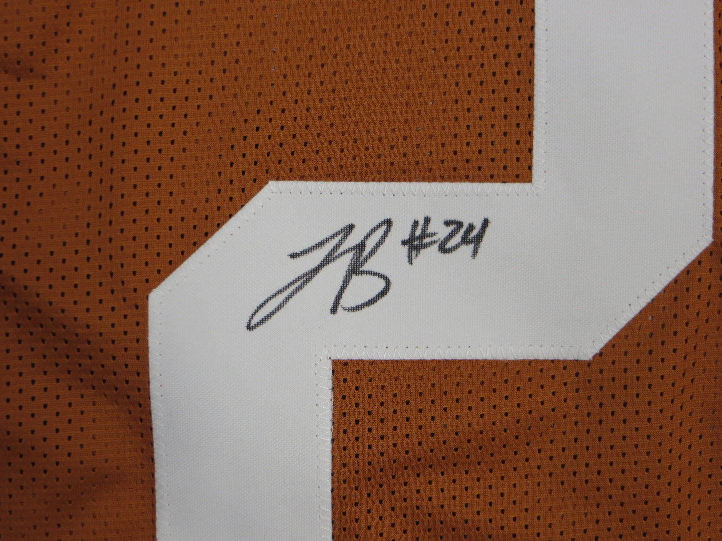JONATHON BROOKS TEXAS LONGHORNS SIGNED JERSEY BAS COA
