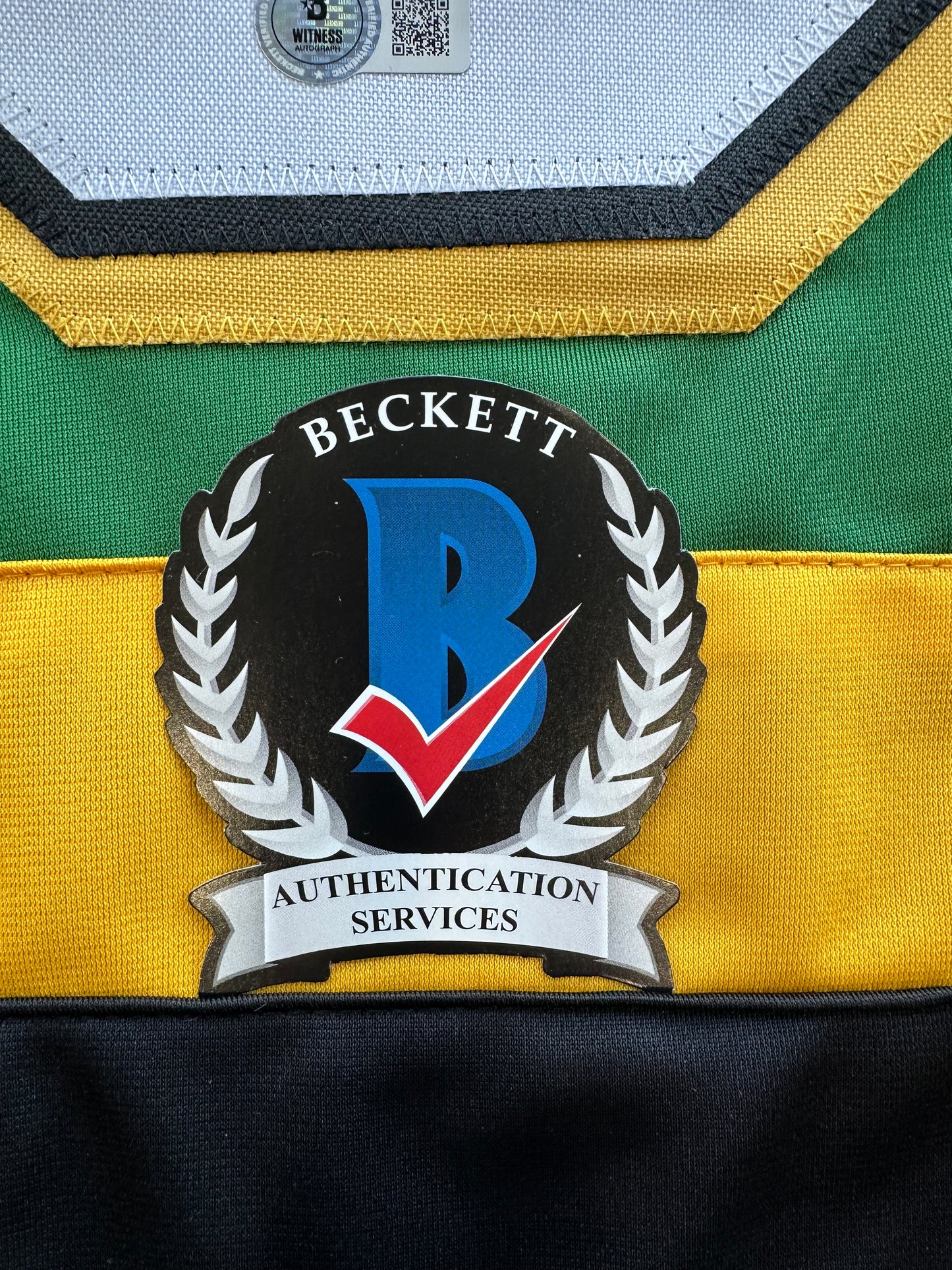 MIKE MODANO SIGNED CCM HOCKEY JERSEY XL Minnesota North Stars BAS COA