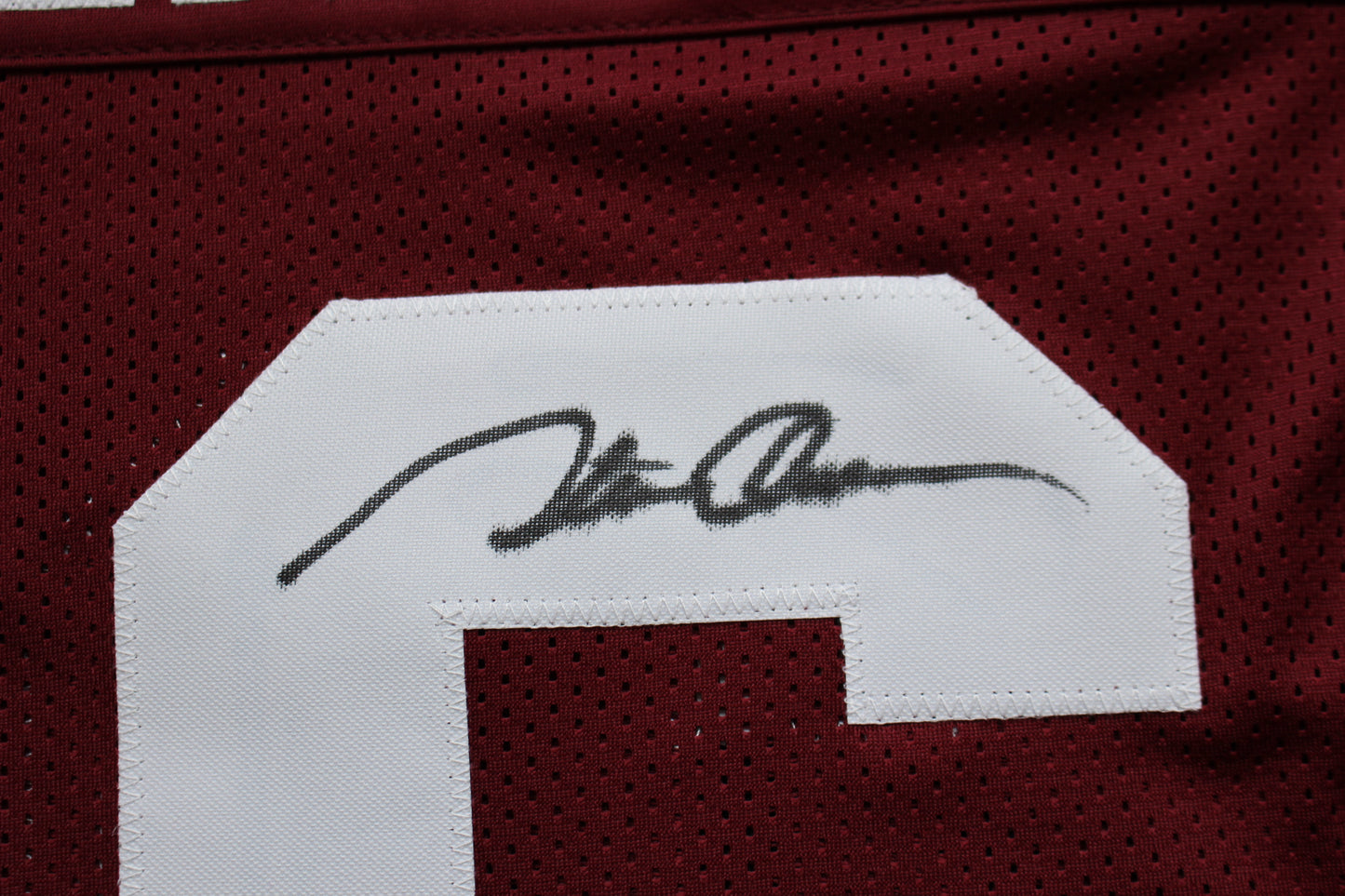 STEVE OWENS OU SOONERS SIGNED JERSEY w/69 HEISMAN Detroit Lions BAS COA