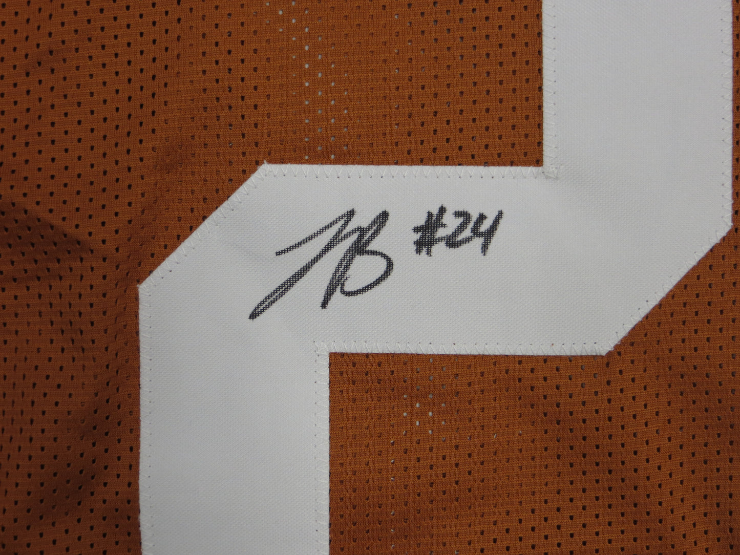 JONATHON BROOKS TEXAS LONGHORNS SIGNED JERSEY BAS COA