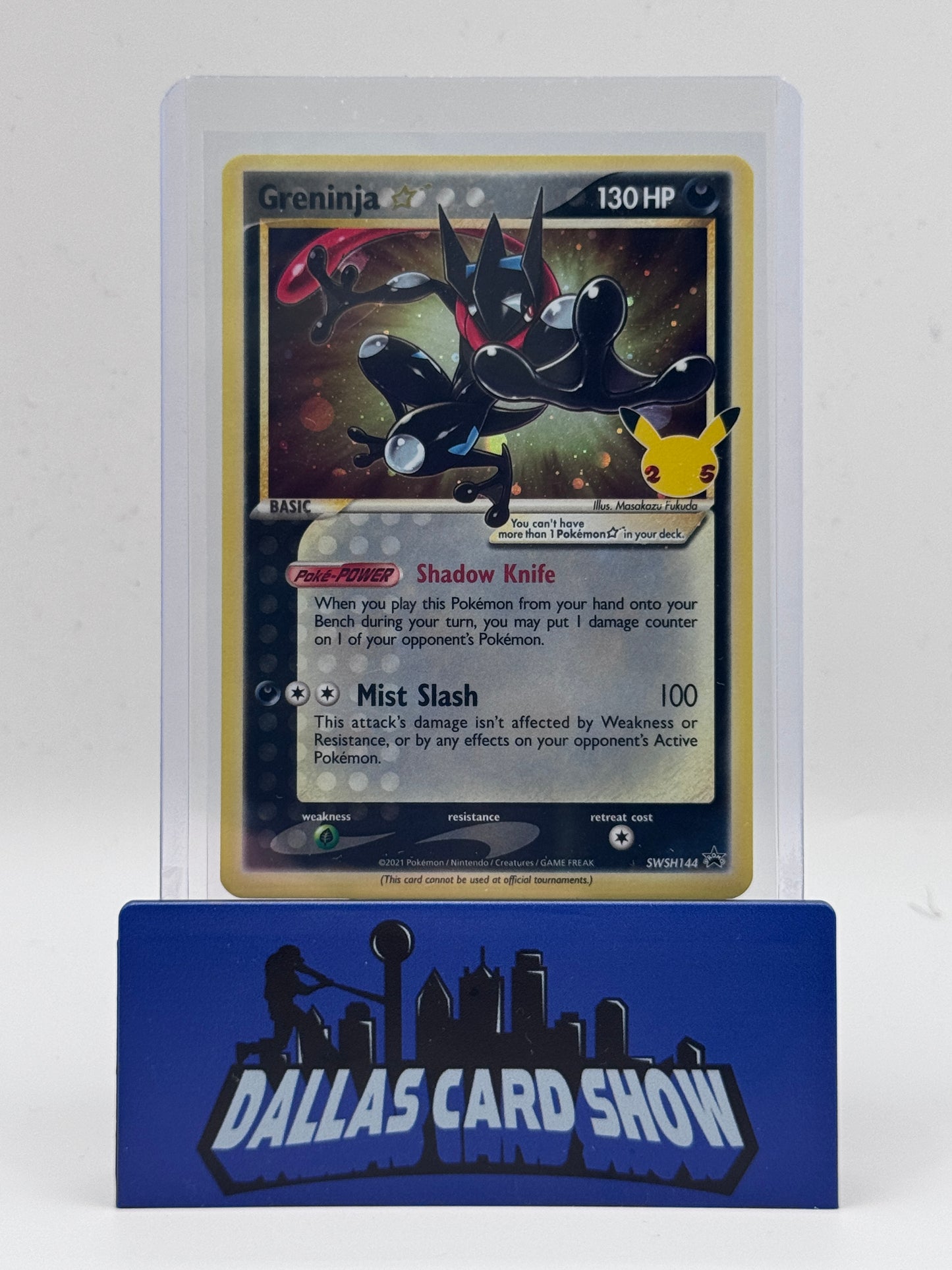 2021 Pokemon - Greninja Star - SWSH144 Celebrations Promo NM