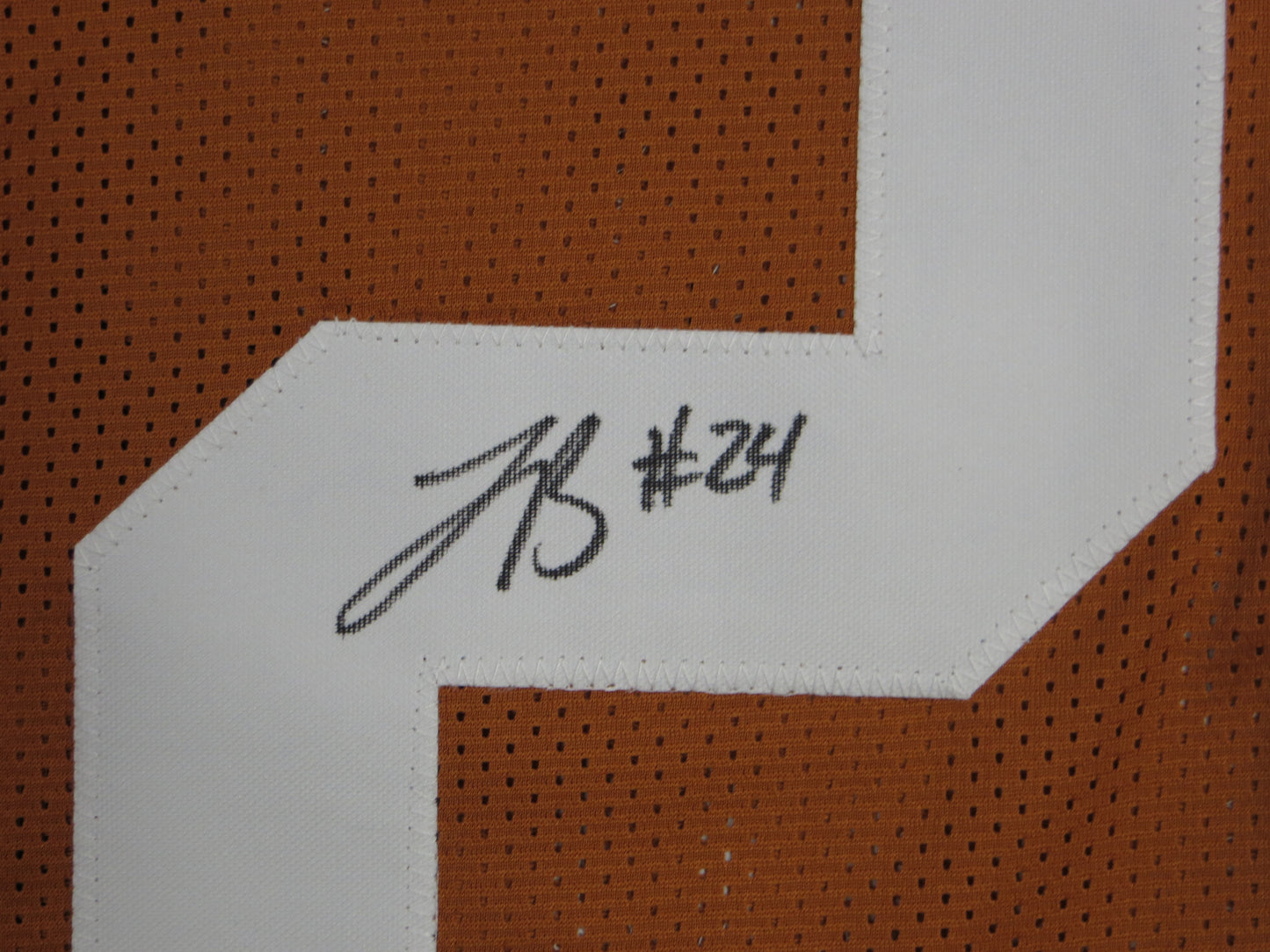 JONATHON BROOKS TEXAS LONGHORNS SIGNED JERSEY BAS COA