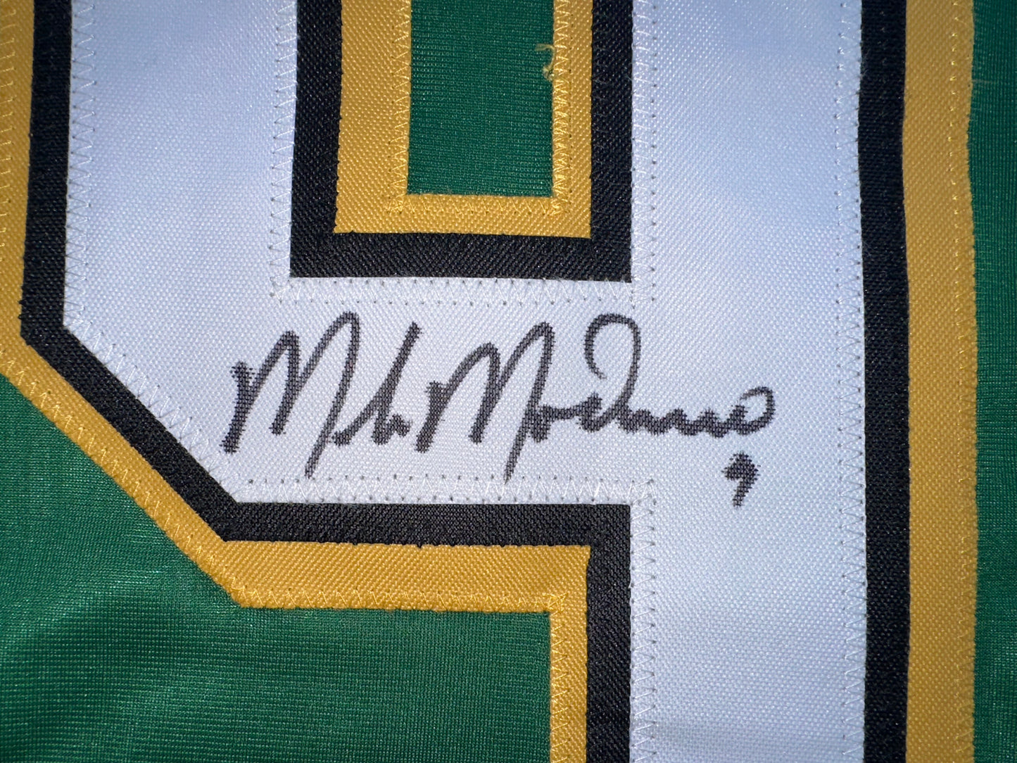 MIKE MODANO SIGNED CCM HOCKEY JERSEY XL Minnesota North Stars BAS COA