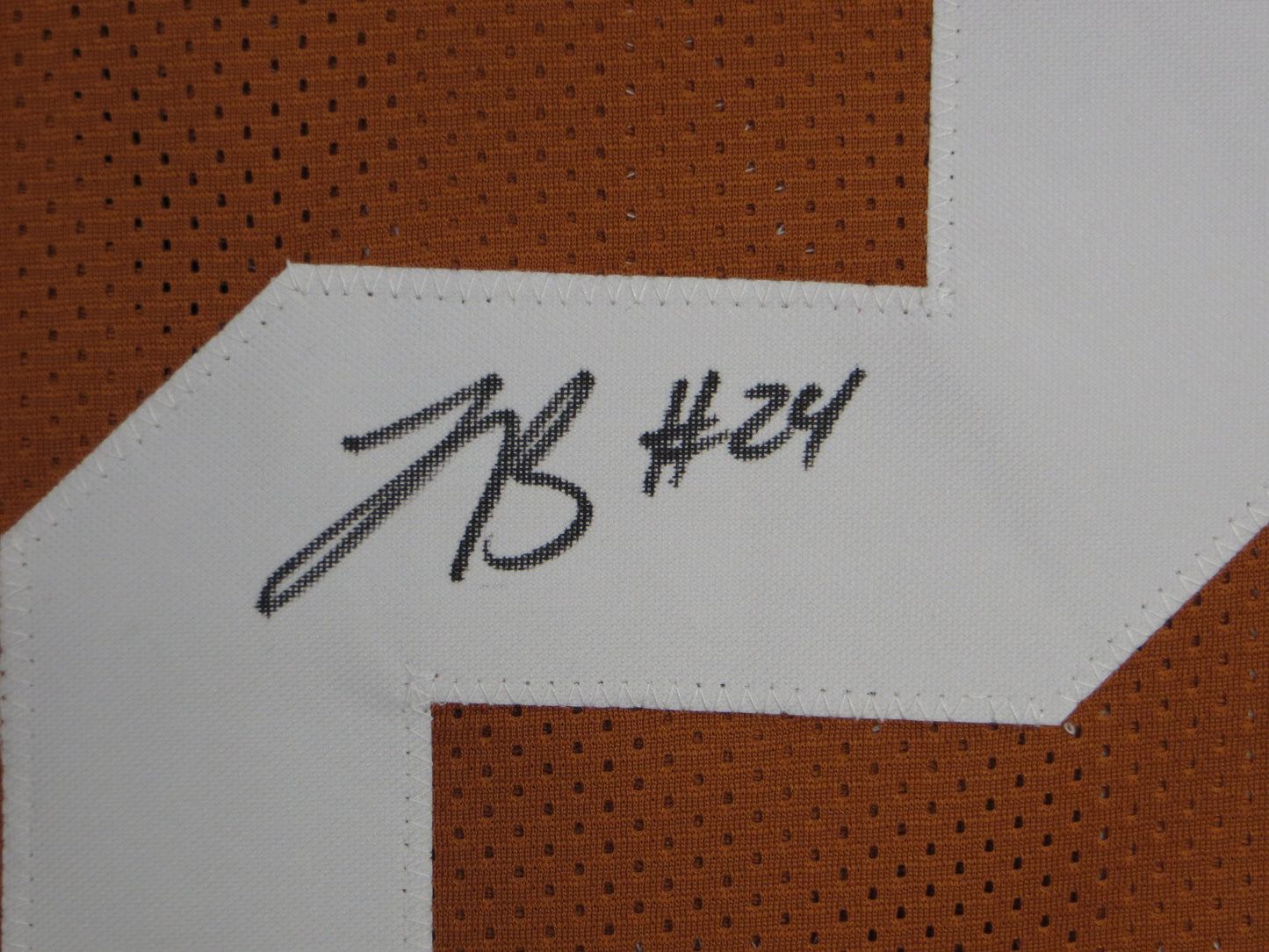 JONATHON BROOKS TEXAS LONGHORNS SIGNED JERSEY BAS COA