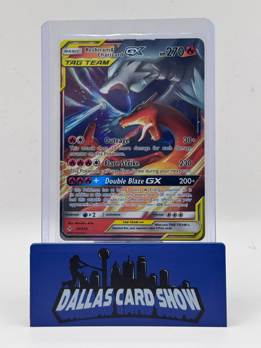 2019 Pokemon - Reshiram & Charizard GX - 20/214 Unbroken Bonds NM