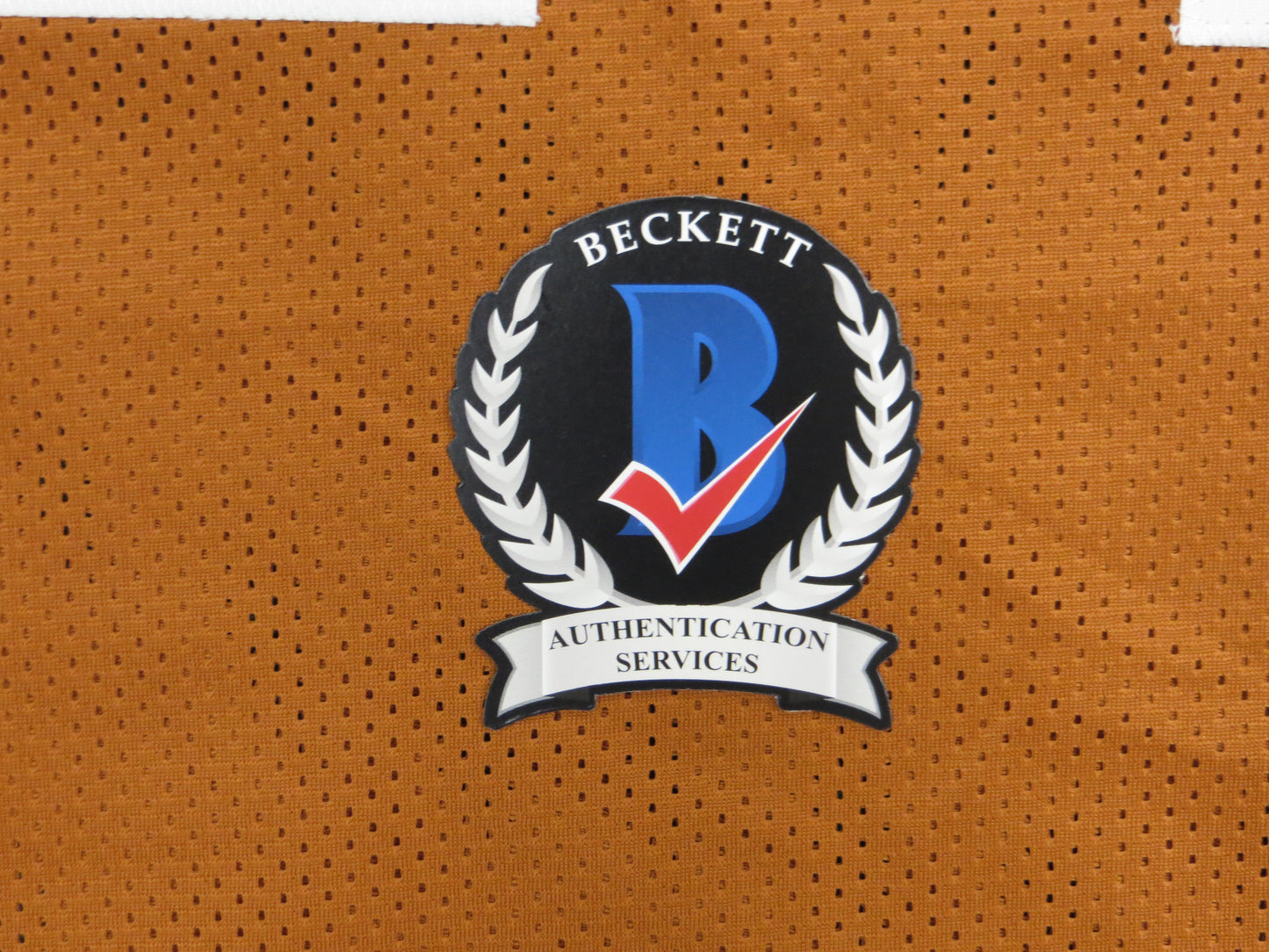 JONATHON BROOKS TEXAS LONGHORNS SIGNED JERSEY BAS COA