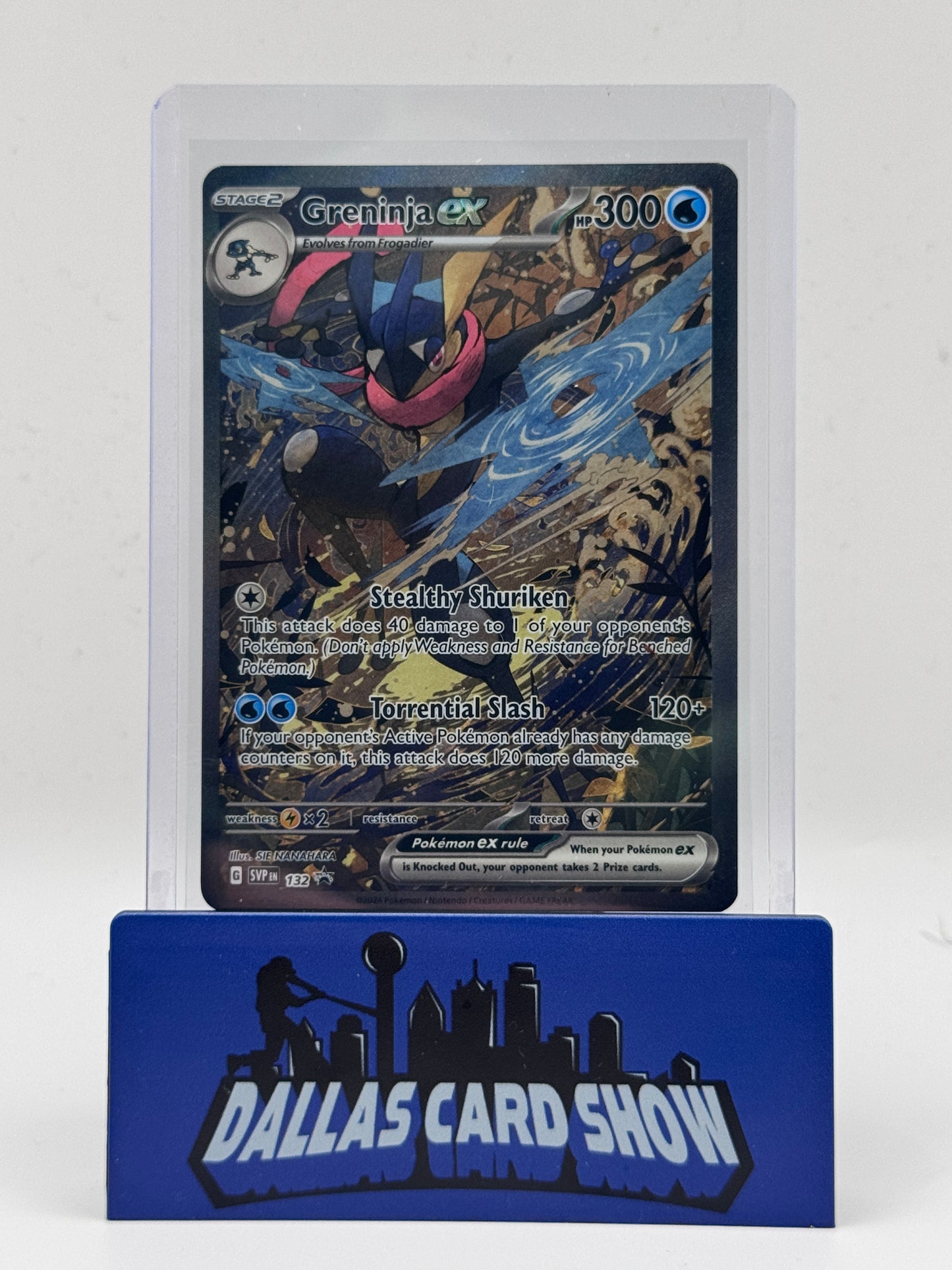 2023 Pokemon - Greninja ex (Alternate Art) - SVP132 Black Star Promo NM
