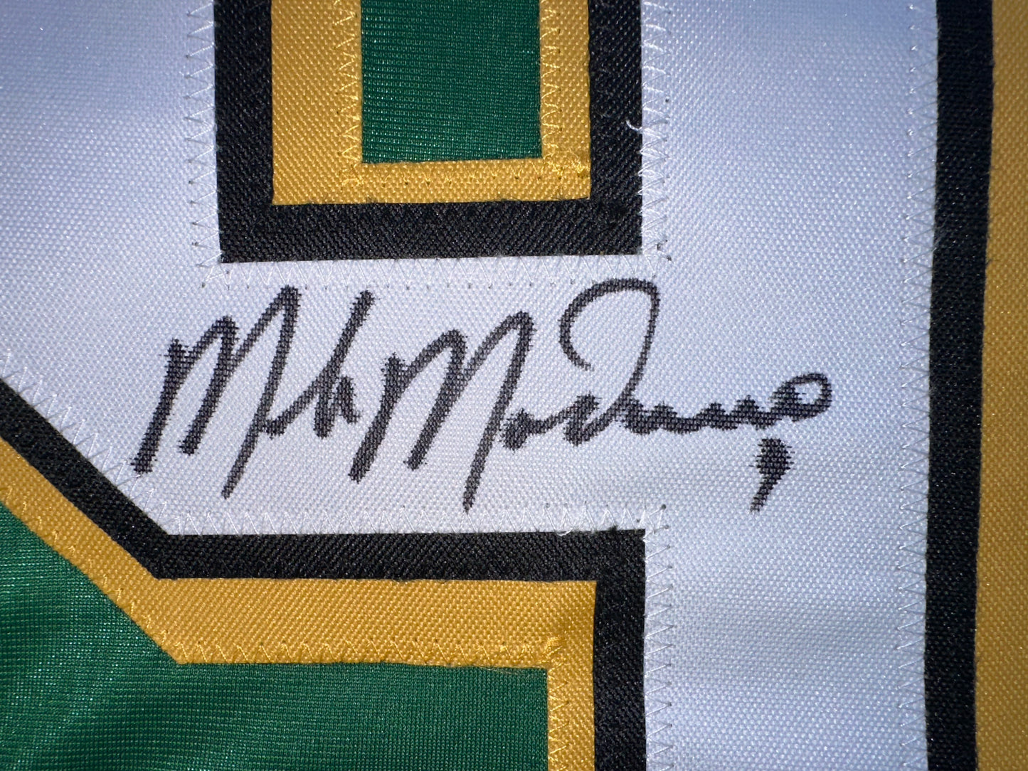 MIKE MODANO SIGNED CCM HOCKEY JERSEY XL Minnesota North Stars BAS COA