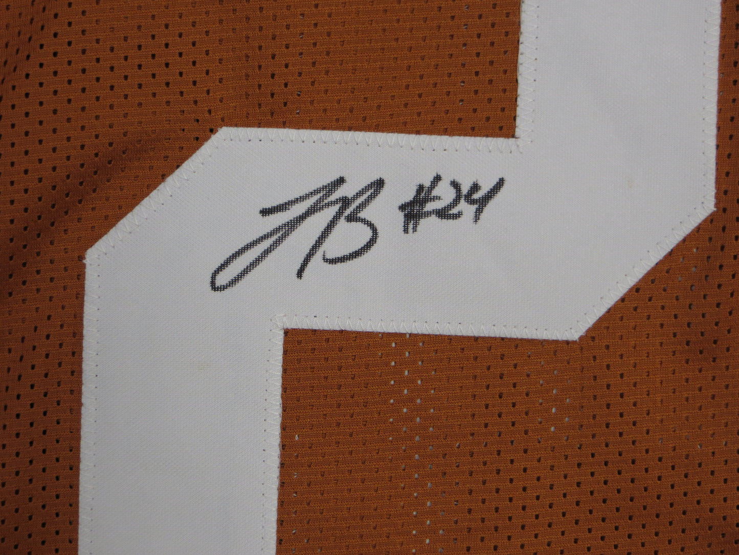 JONATHON BROOKS TEXAS LONGHORNS SIGNED JERSEY BAS COA