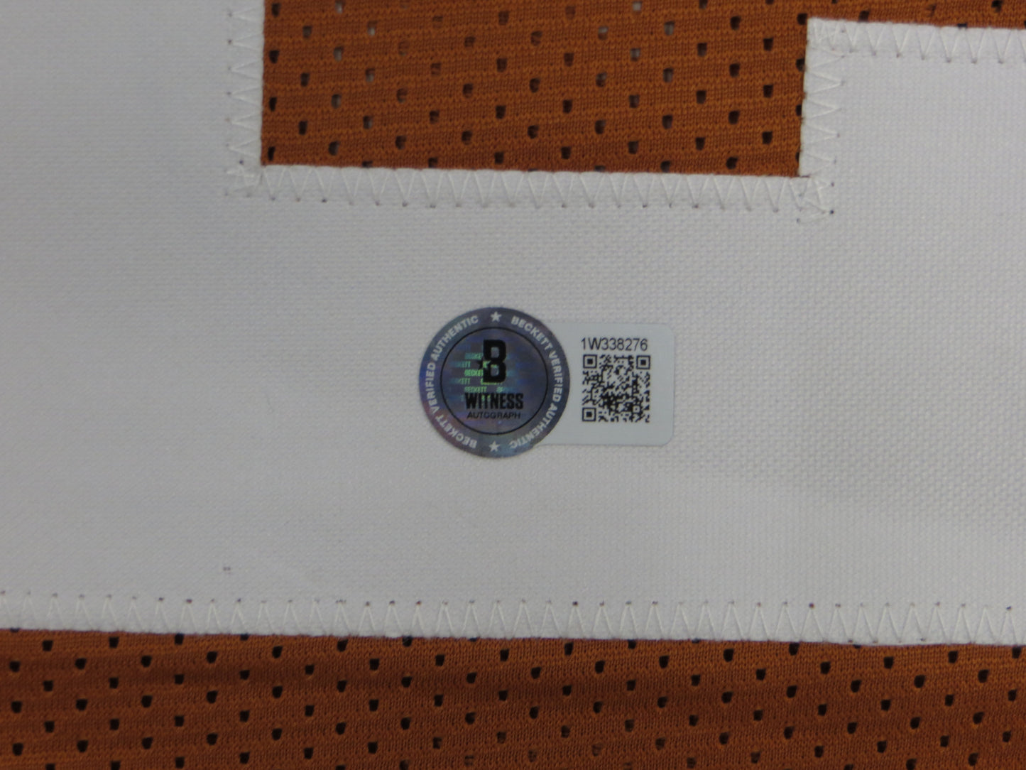 JONATHON BROOKS TEXAS LONGHORNS SIGNED JERSEY BAS COA