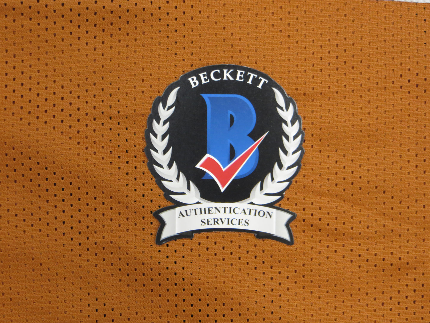 JONATHON BROOKS TEXAS LONGHORNS SIGNED JERSEY BAS COA