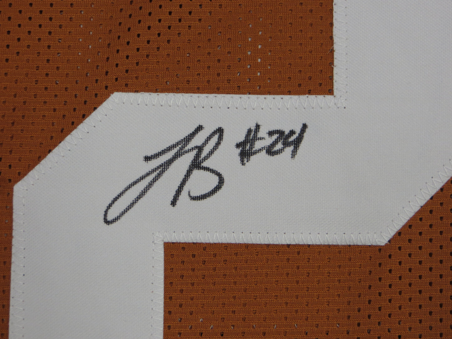 JONATHON BROOKS TEXAS LONGHORNS SIGNED JERSEY BAS COA