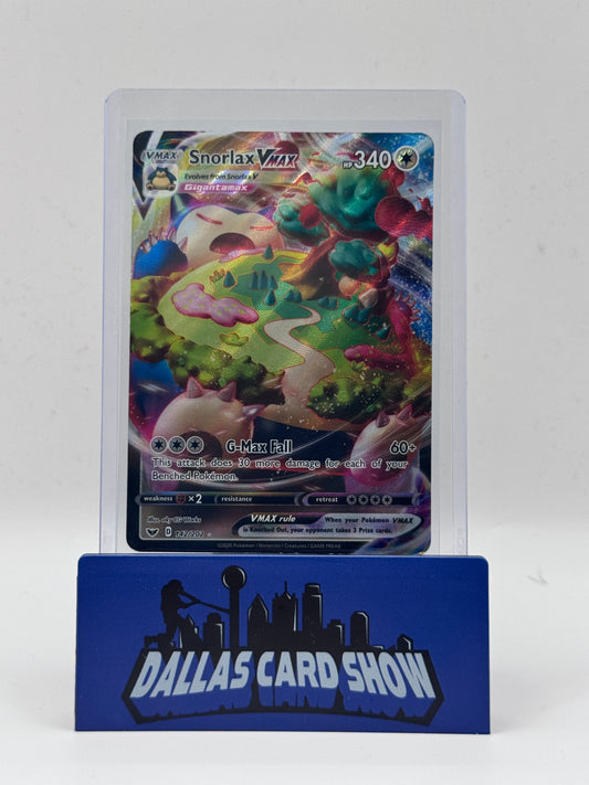 2020 Pokemon - Snorlax VMAX - 142/202 Sword & Shield Base Set MP