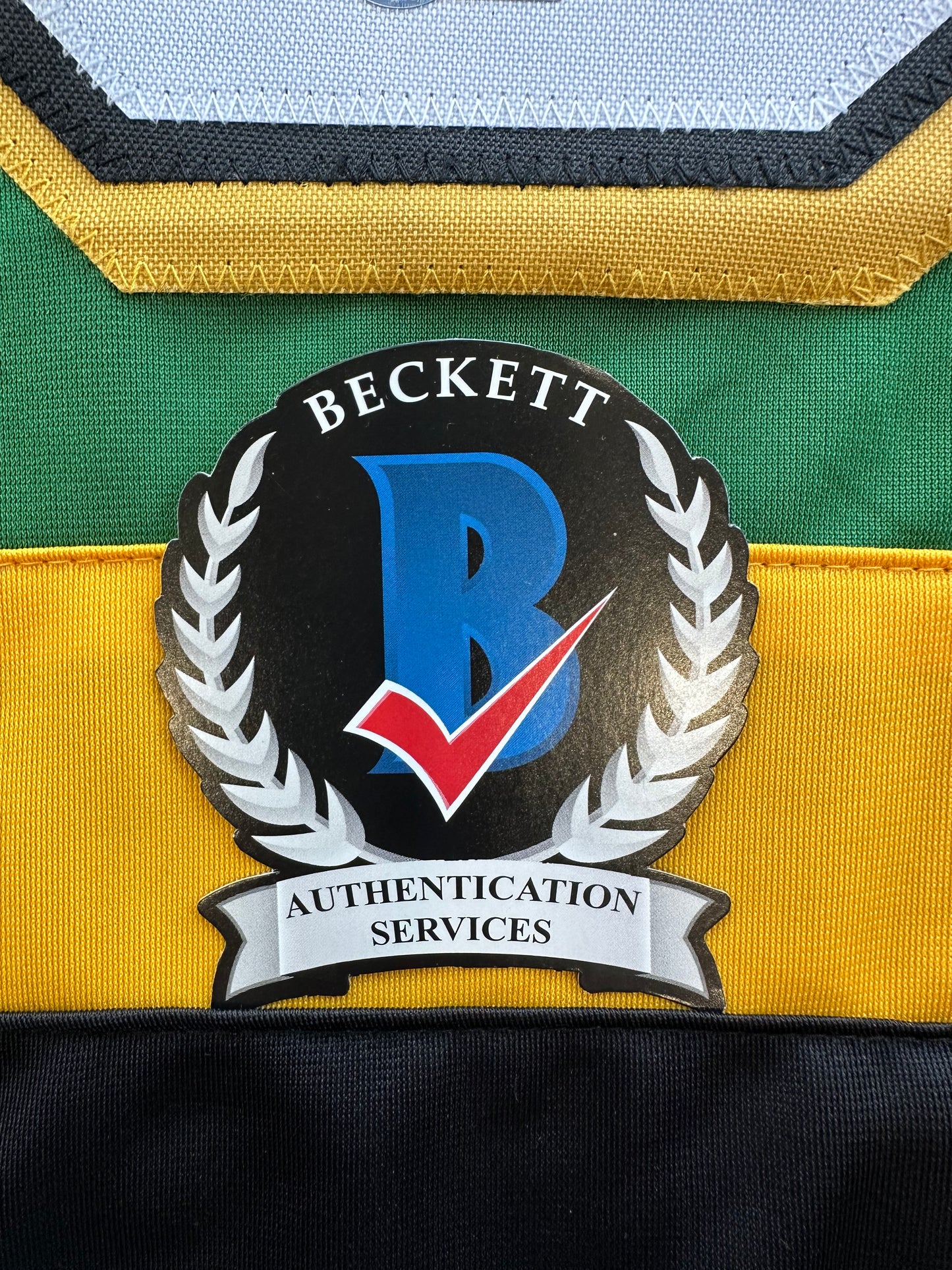 MIKE MODANO SIGNED CCM HOCKEY JERSEY XL Minnesota North Stars BAS COA