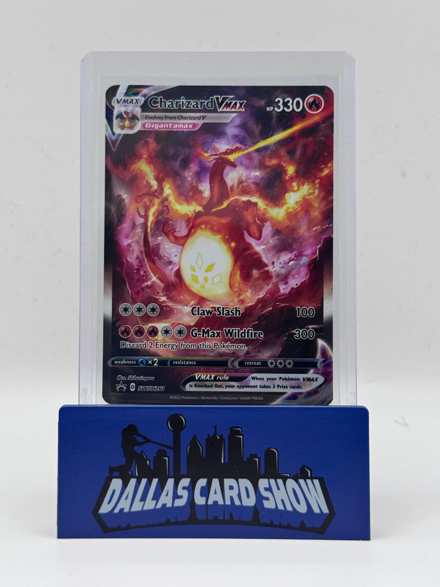 2022 Pokemon - Charizard VMAX (Alt Art Promo) - SWSH261 Black Star Promo