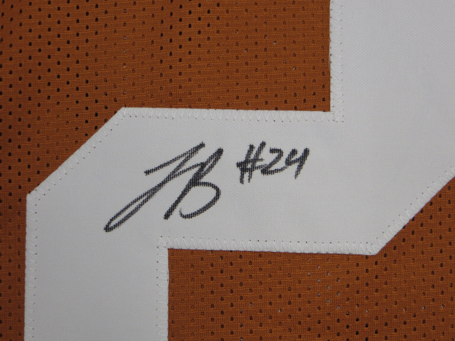 JONATHON BROOKS TEXAS LONGHORNS SIGNED JERSEY BAS COA