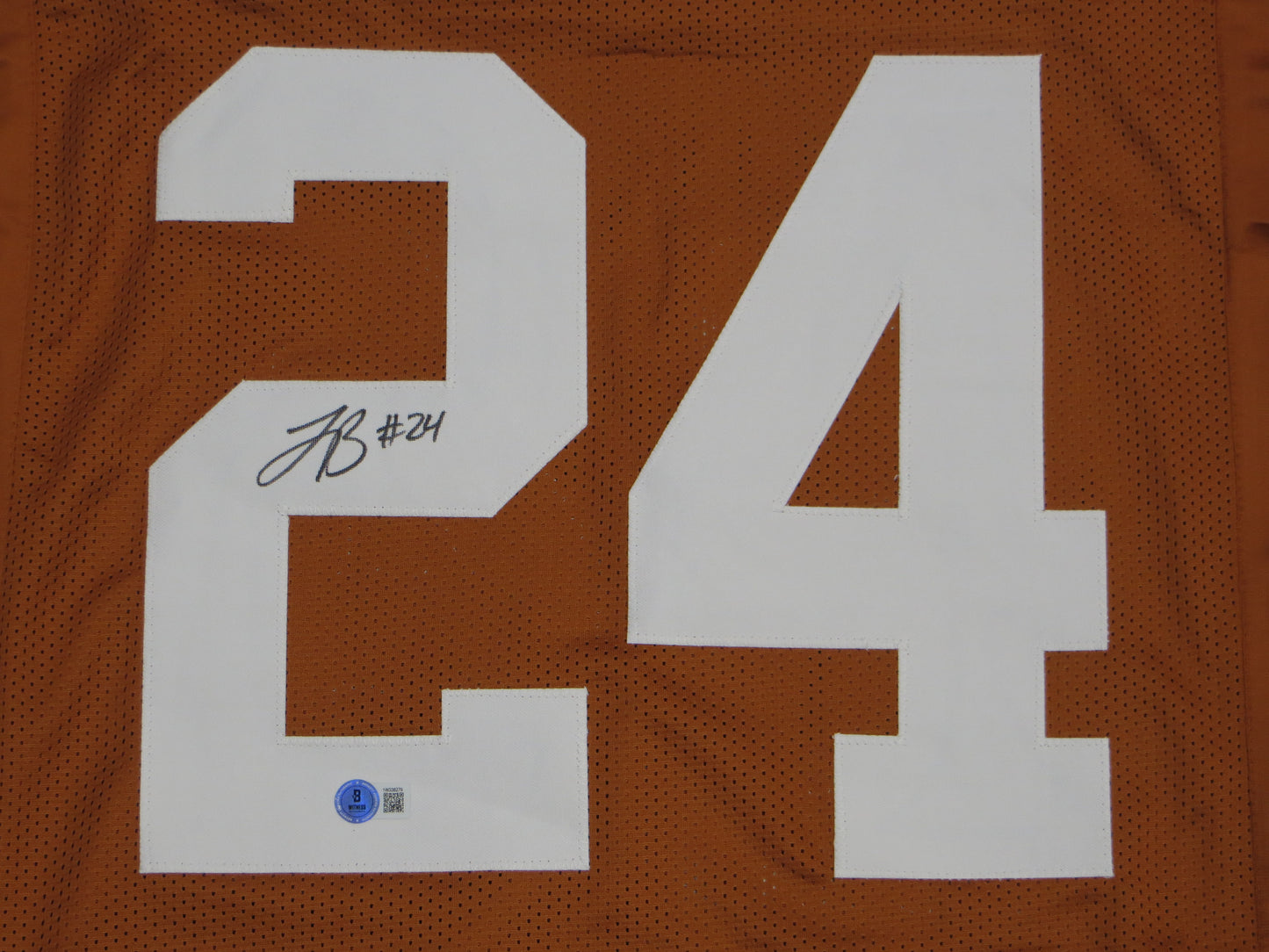JONATHON BROOKS TEXAS LONGHORNS SIGNED JERSEY BAS COA
