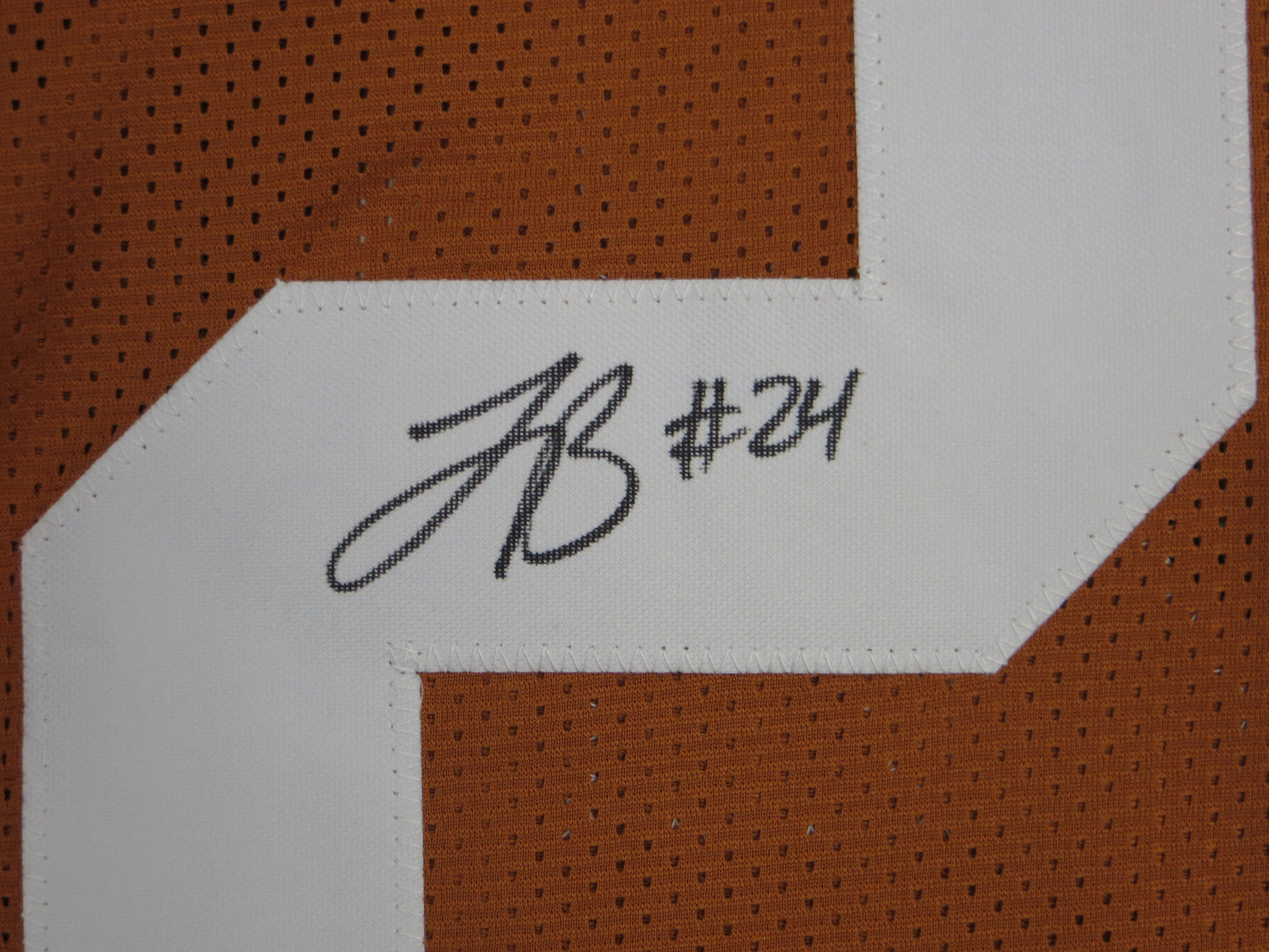 JONATHON BROOKS TEXAS LONGHORNS SIGNED JERSEY BAS COA