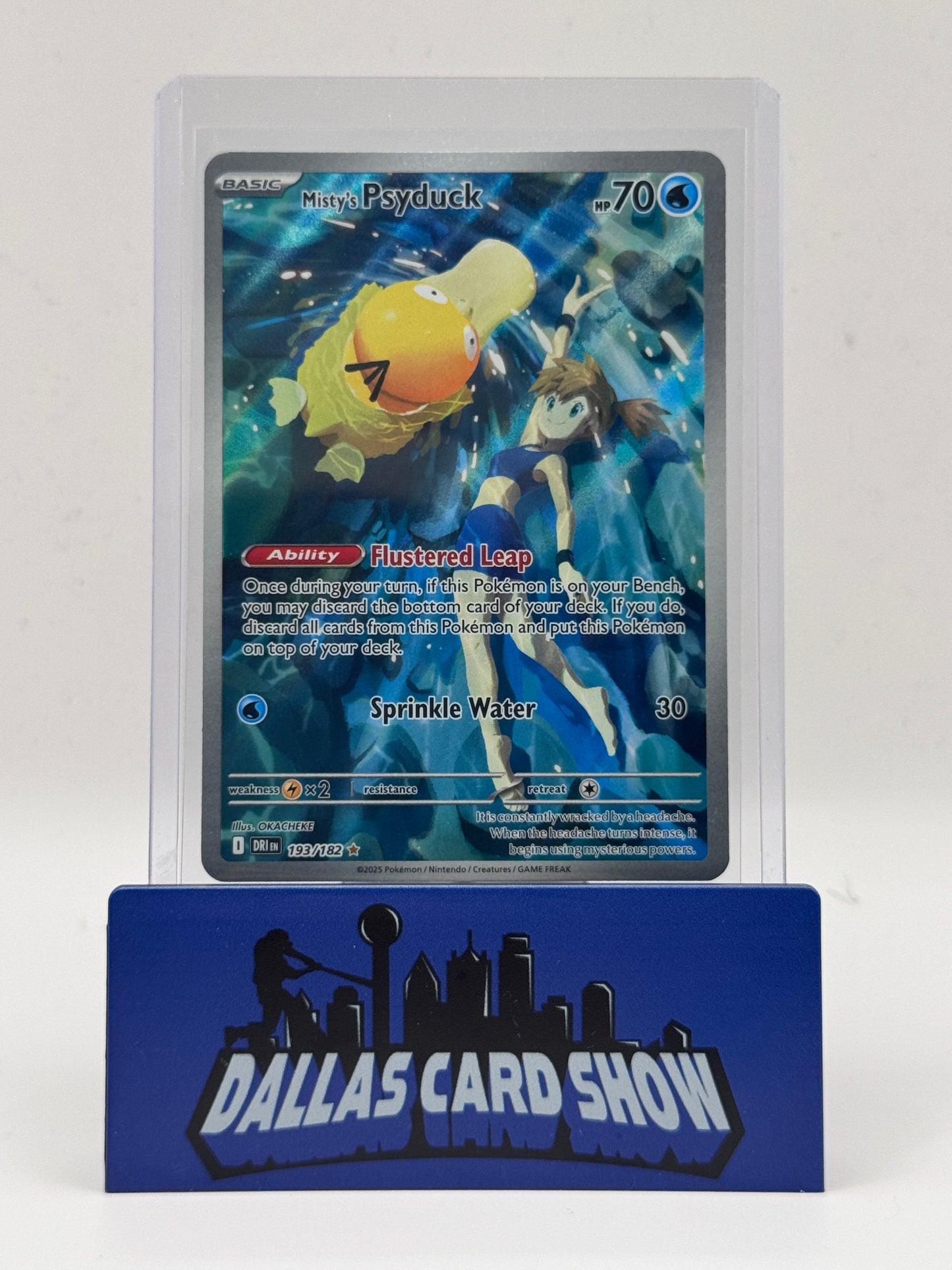 2025 Pokemon - Misty's Psyduck (Illustration Rare) - 193/182 Destined Rivals NM