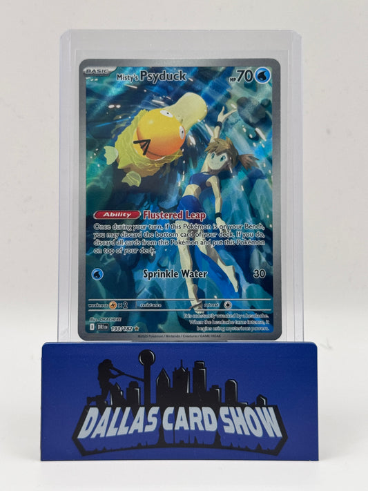 2025 Pokemon - Misty's Psyduck (Illustration Rare) - 193/182 Destined Rivals NM
