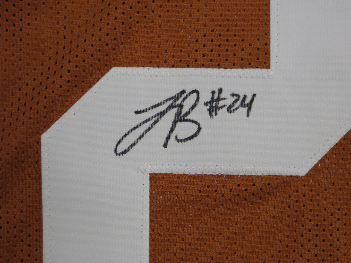 JONATHON BROOKS TEXAS LONGHORNS SIGNED JERSEY BAS COA