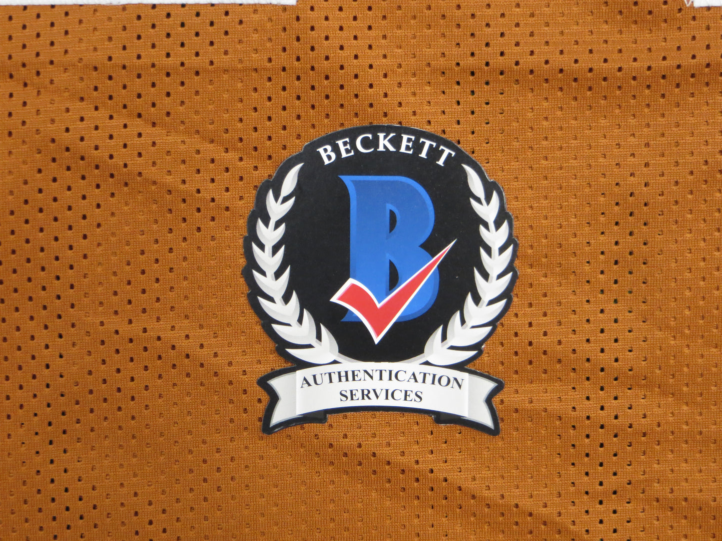 JONATHON BROOKS TEXAS LONGHORNS SIGNED JERSEY BAS COA