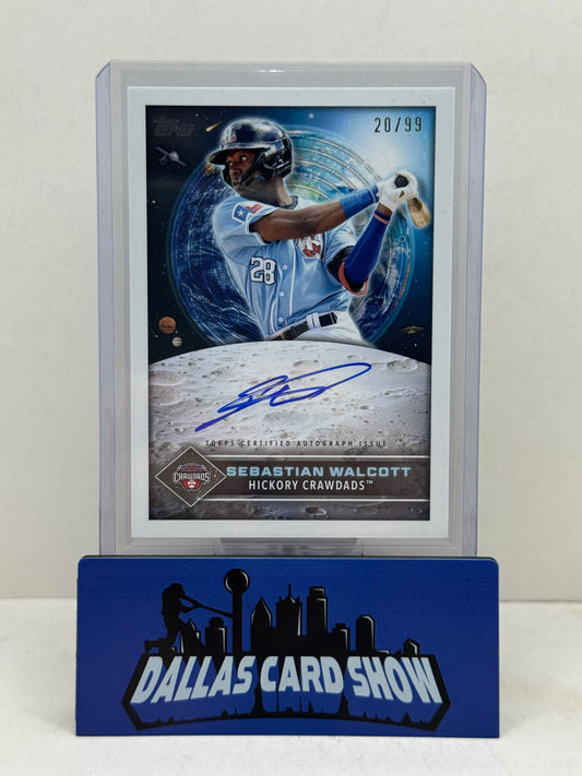 2024 Topps Pro Debut #FCA-SW Sebastian Walcott Future Cornerstones Autograph /99
