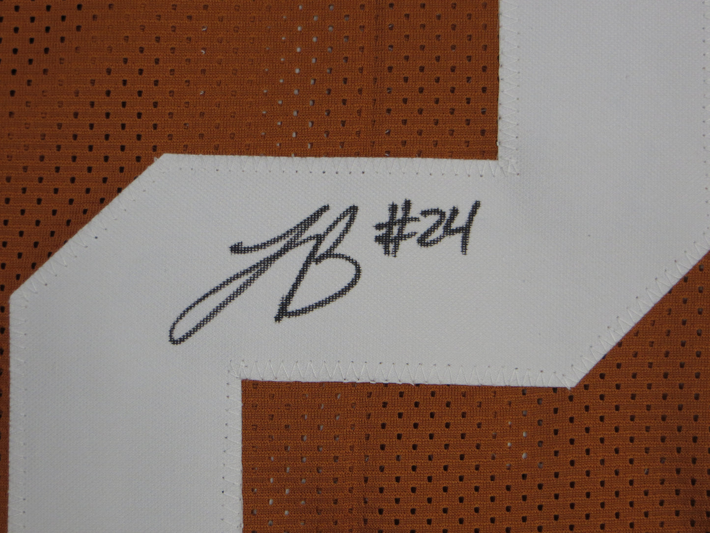 JONATHON BROOKS TEXAS LONGHORNS SIGNED JERSEY BAS COA