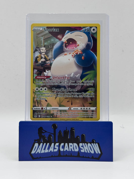 2022 Pokemon - Snorlax (Trainer Gallery) - TG10/TG30 Lost Origin NM