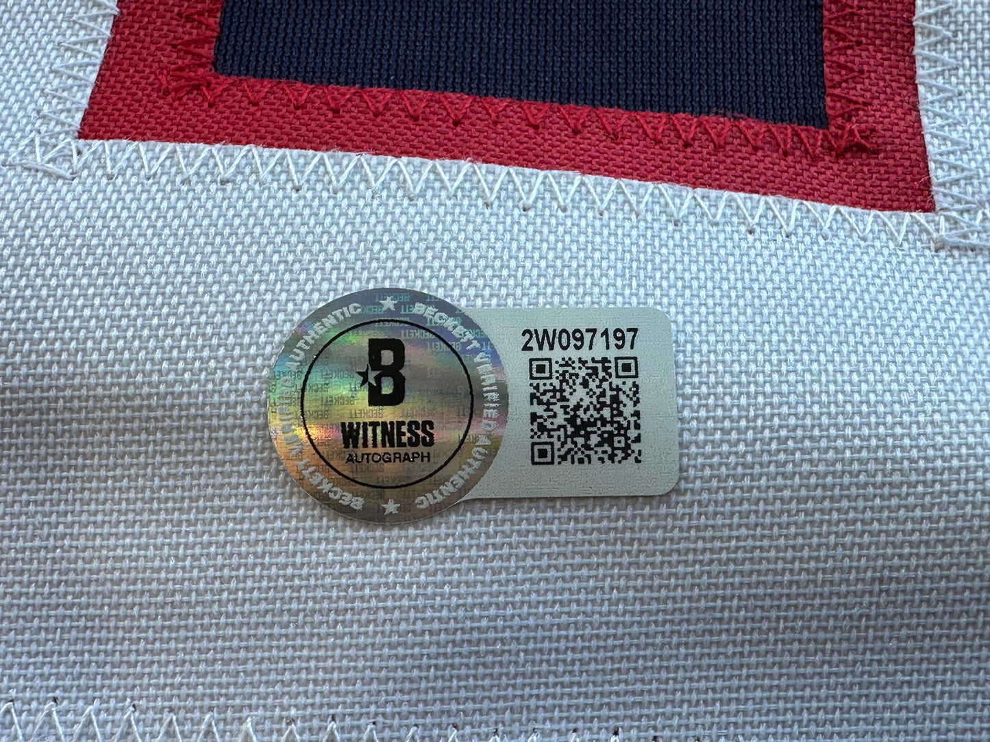 MIKE MODANO SIGNED BLUE RED HOCKEY JERSEY TEAM USA BAS COA