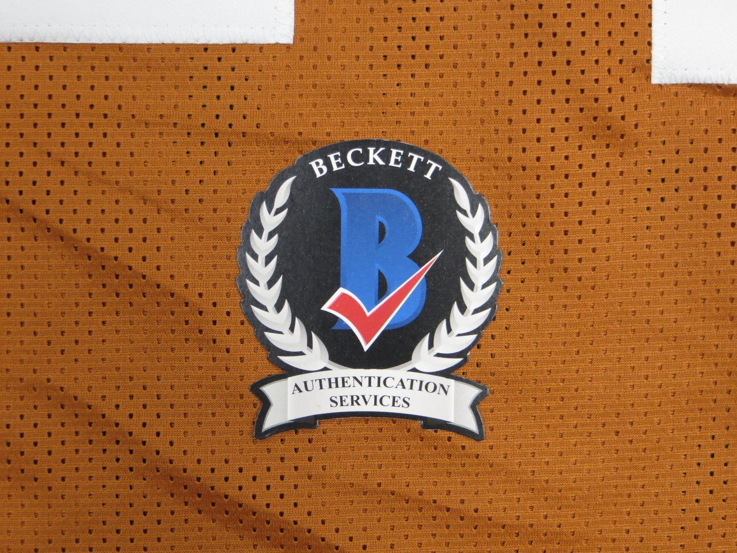 JONATHON BROOKS TEXAS LONGHORNS SIGNED JERSEY BAS COA