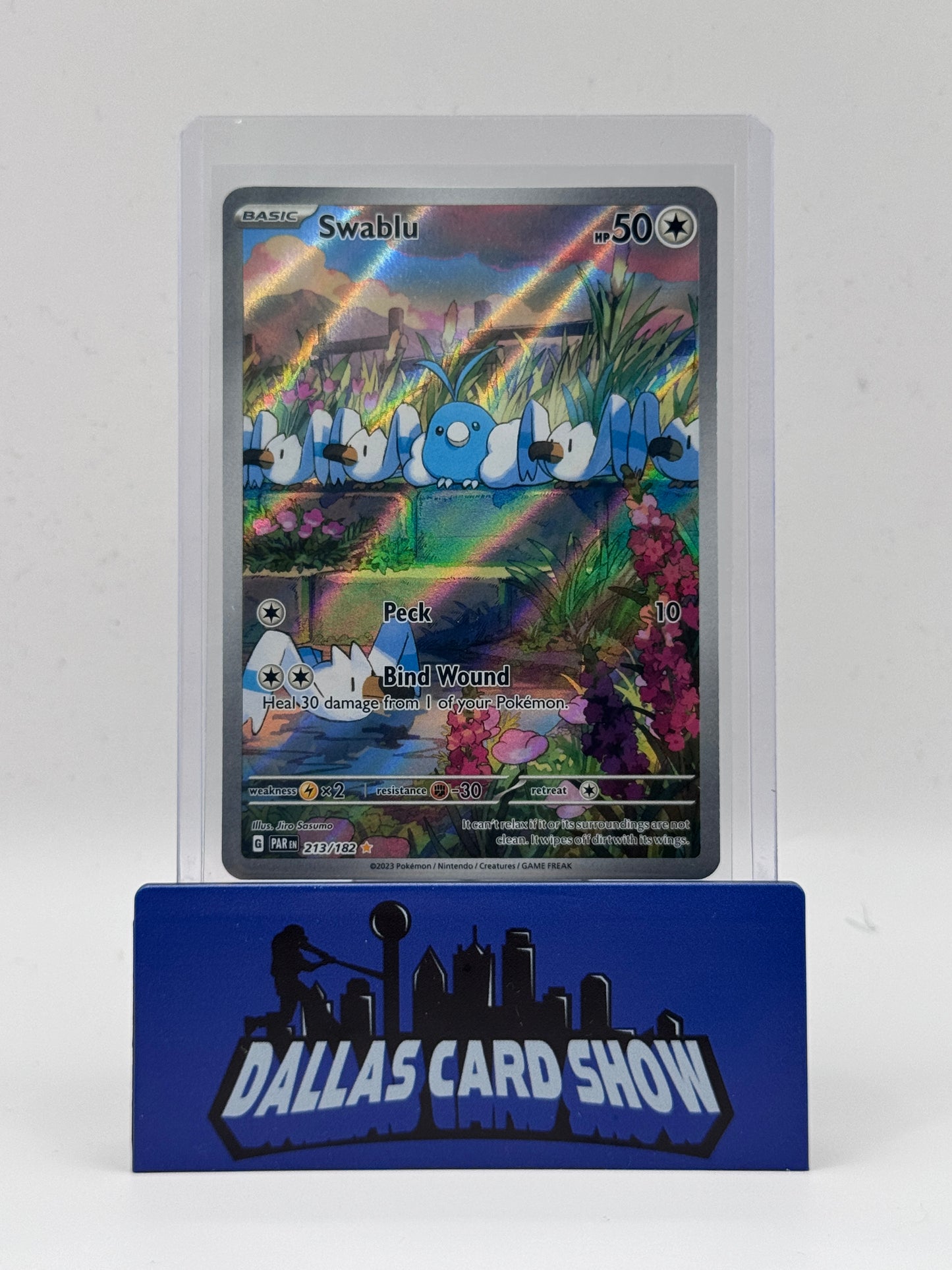 2023 Pokemon - Swablu (Illustration Rare) - 213/182 Paradox Rift NM
