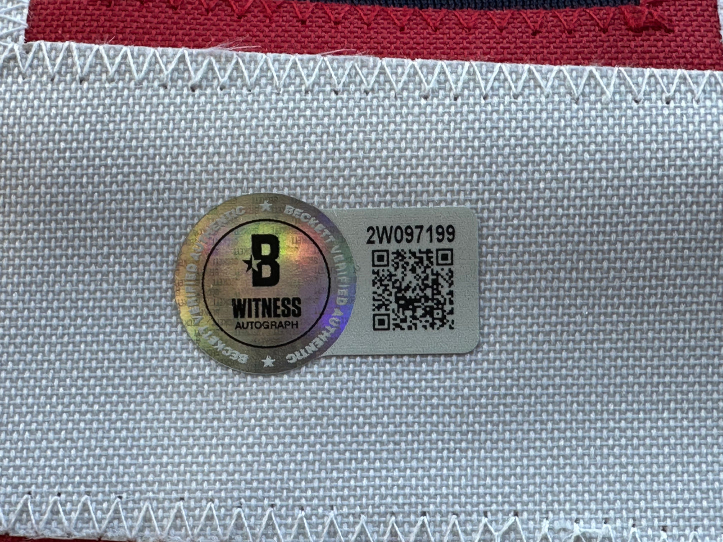 MIKE MODANO SIGNED BLUE RED HOCKEY JERSEY TEAM USA BAS COA