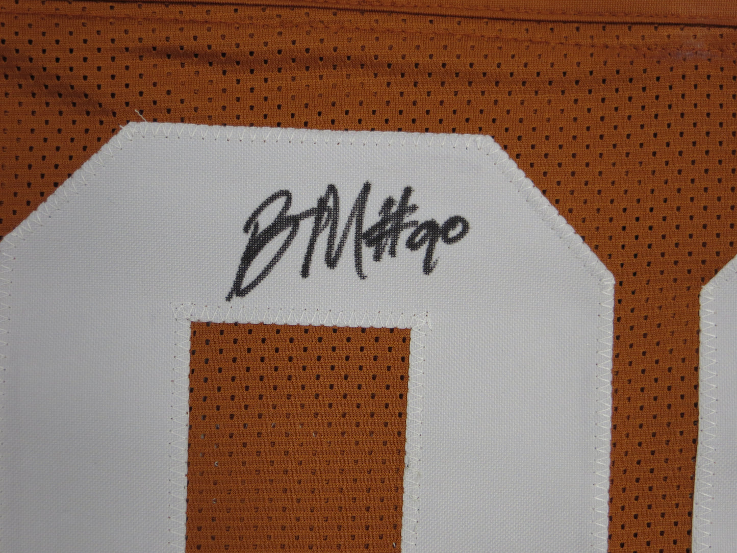 BYRON MURPHY II TEXAS LONGHORNS SIGNED JERSEY BAS COA