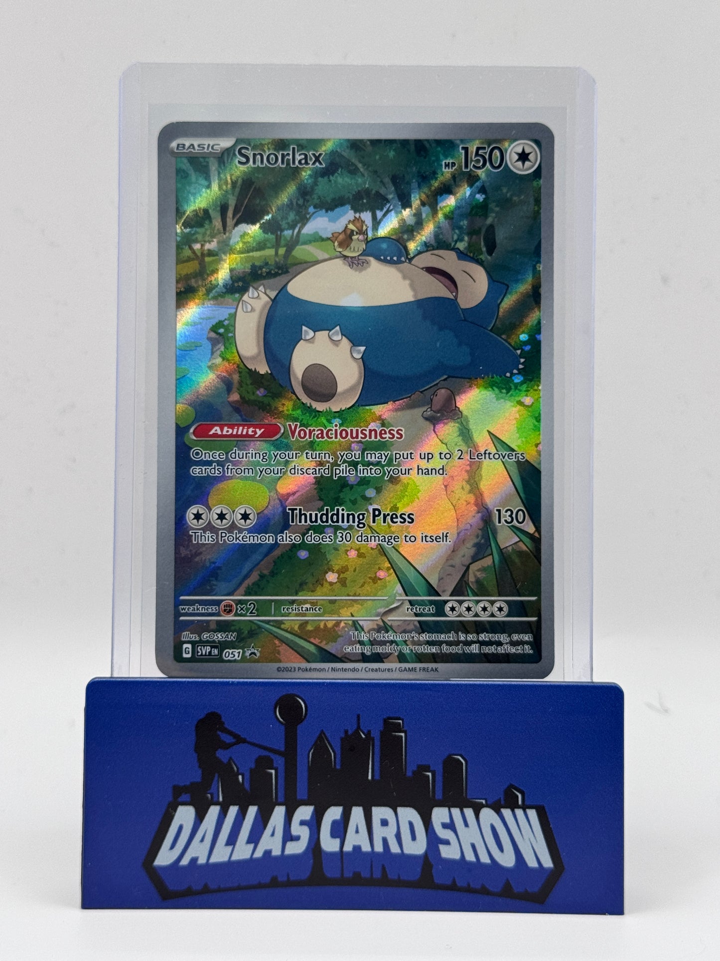 2023 Pokemon - Snorlax (Illustration Rare) - SVP051 Black Star Promo NM