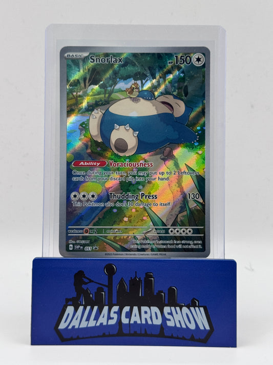 2023 Pokemon - Snorlax (Illustration Rare) - SVP051 Black Star Promo NM