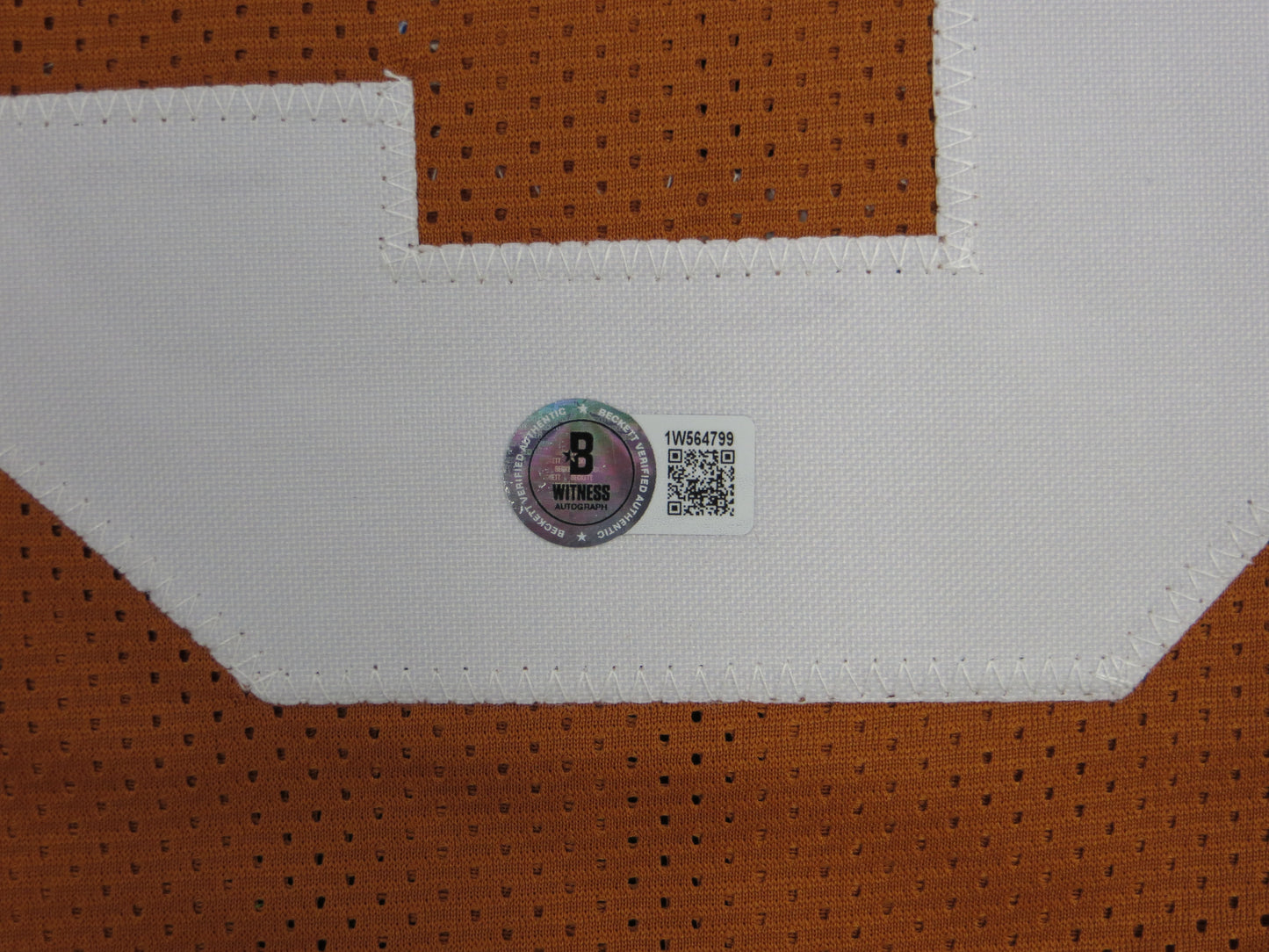 BYRON MURPHY II TEXAS LONGHORNS SIGNED JERSEY BAS COA