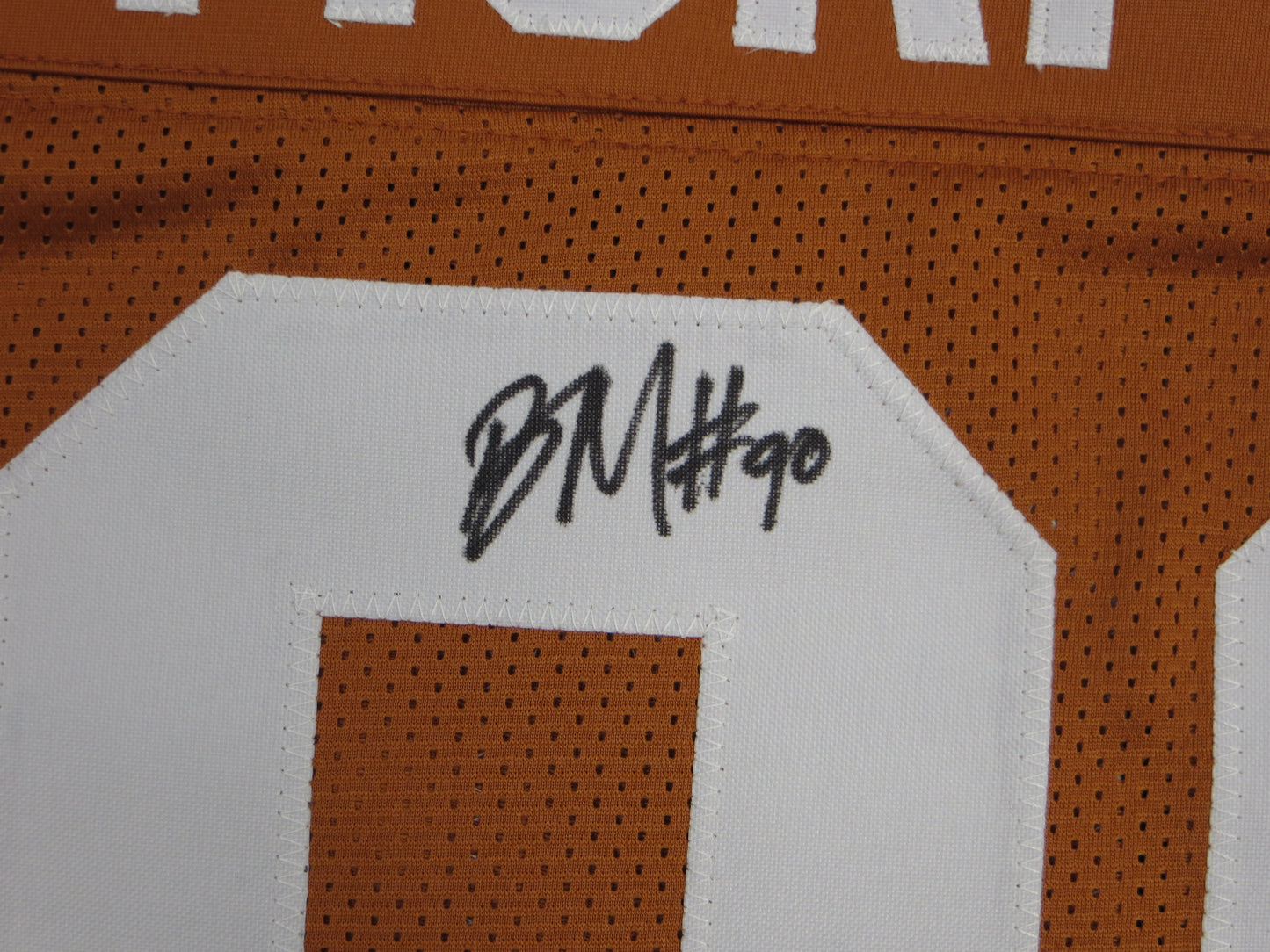BYRON MURPHY II TEXAS LONGHORNS SIGNED JERSEY BAS COA