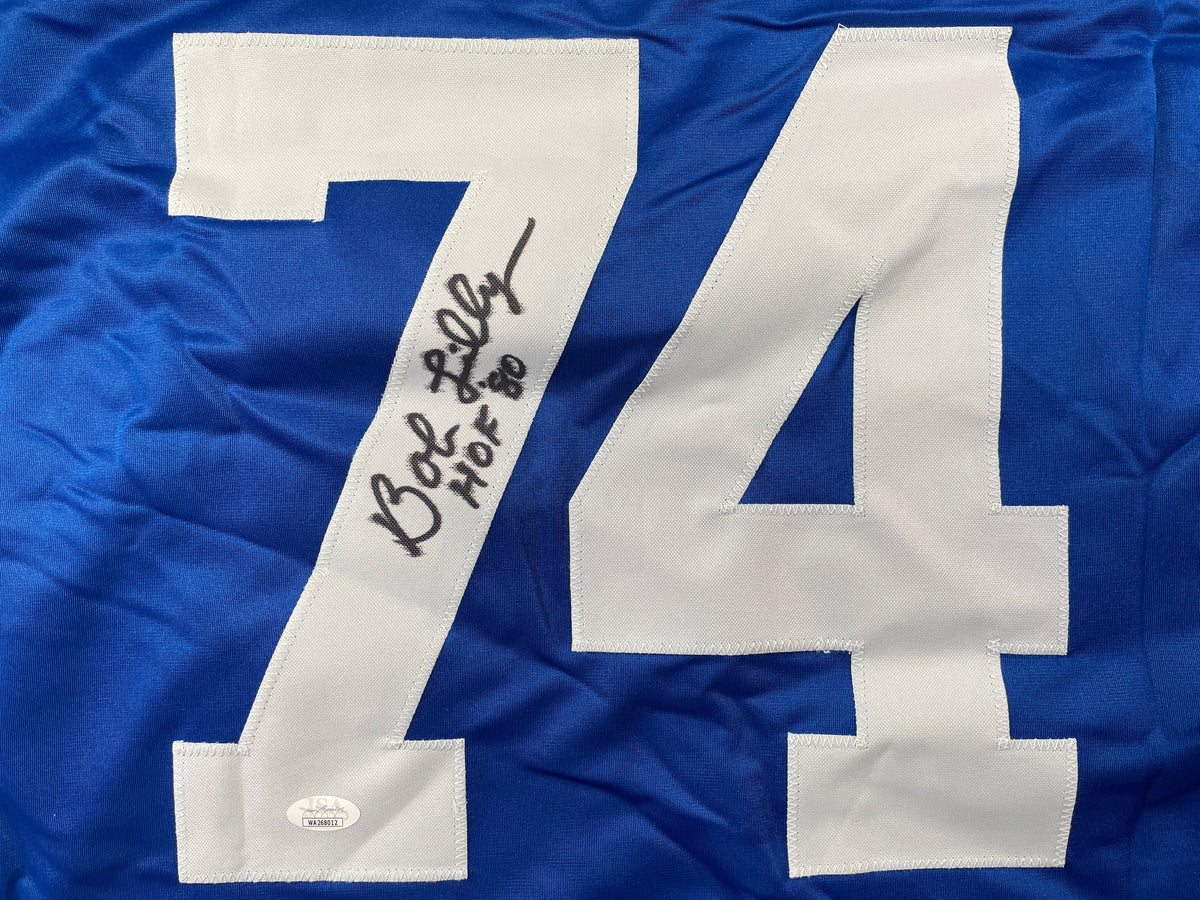 BOB LILLY DALLAS COWBOYS SIGNED Rookie Year JERSEY w/HOF80 TCU JSA