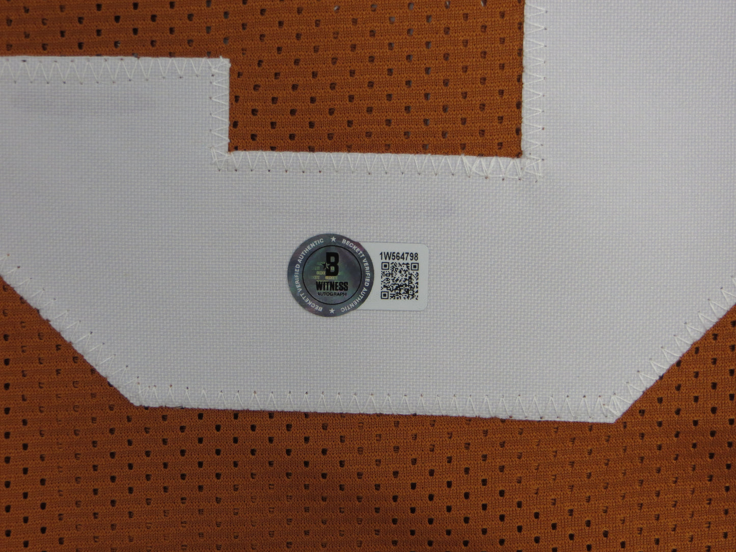 BYRON MURPHY II TEXAS LONGHORNS SIGNED JERSEY BAS COA