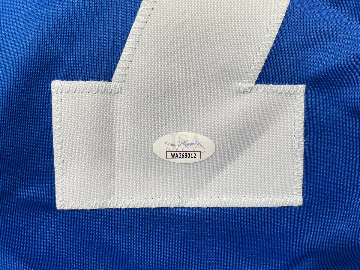 BOB LILLY DALLAS COWBOYS SIGNED Rookie Year JERSEY w/HOF80 TCU JSA