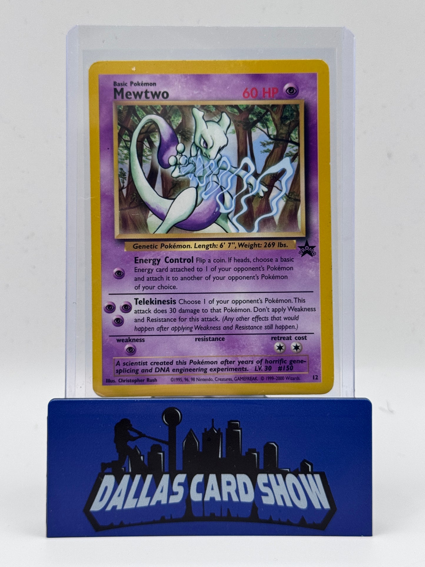 2000 Pokemon - Mewtwo (Promo) - #12 Wizards of the Coast MP