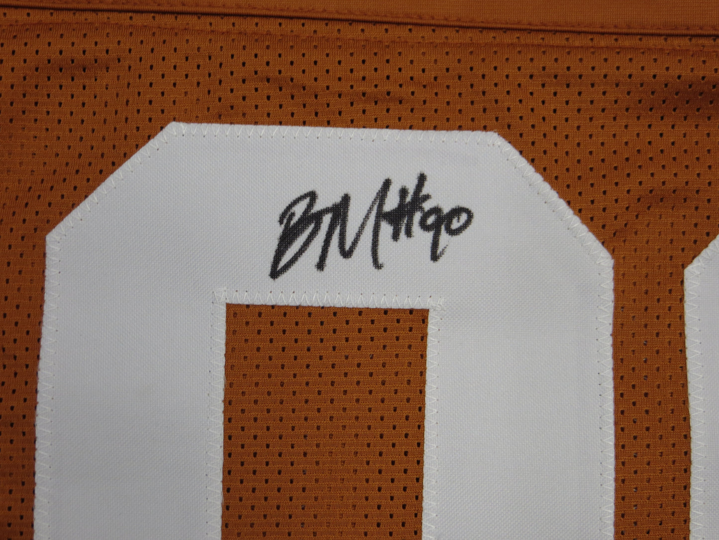 BYRON MURPHY II TEXAS LONGHORNS SIGNED JERSEY BAS COA