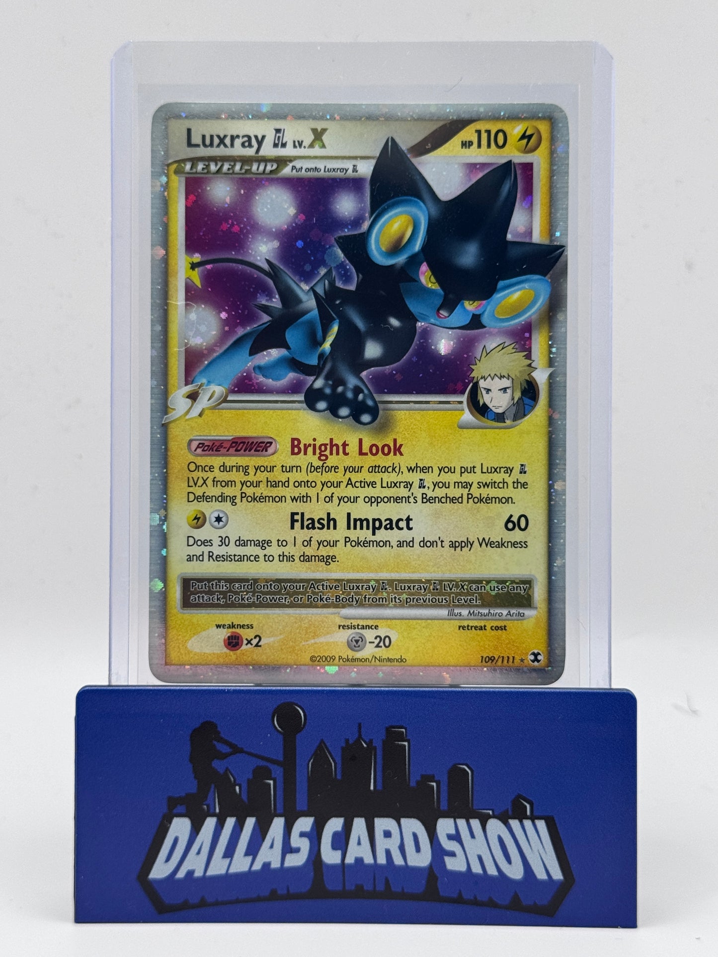 2009 Pokemon - Luxray GL LV. X - 109/111 Rising Rivals LP