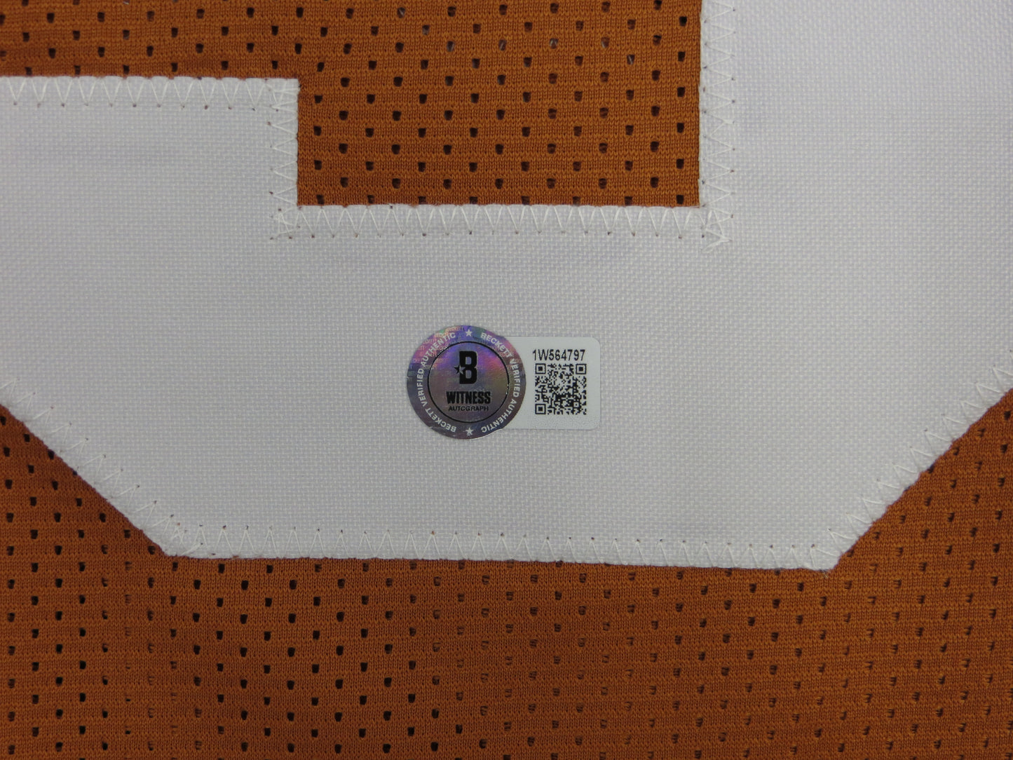 BYRON MURPHY II TEXAS LONGHORNS SIGNED JERSEY BAS COA