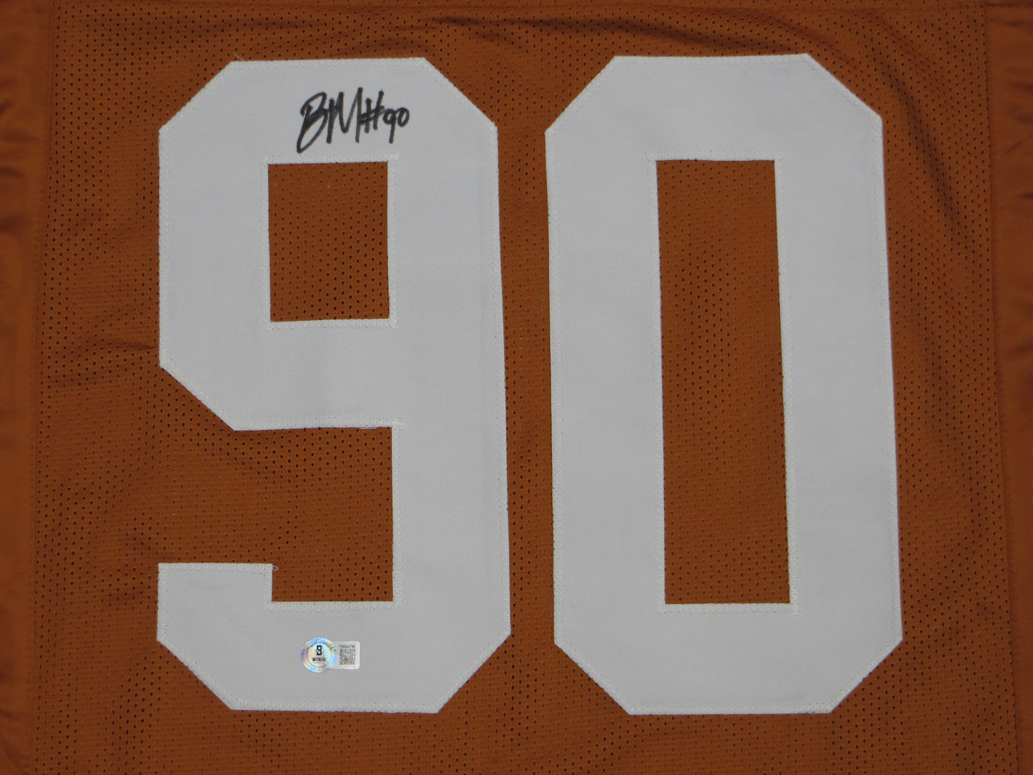 BYRON MURPHY II TEXAS LONGHORNS SIGNED JERSEY BAS COA